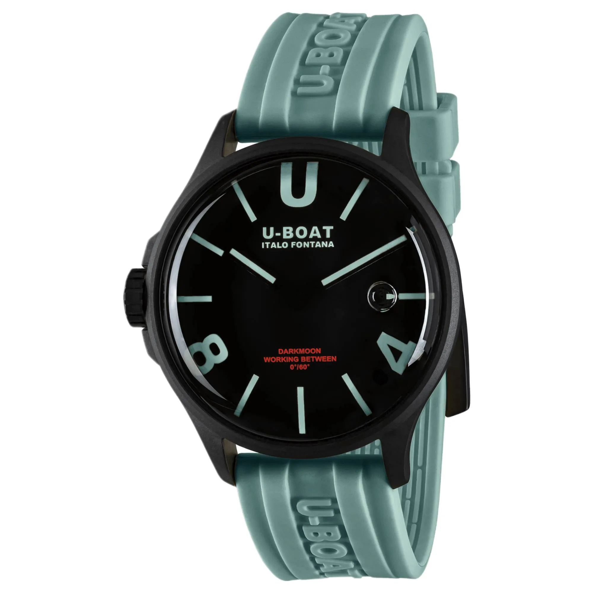 U-Boat 9526/B Darkmoon 46.5mm BK Curve Aquamarine Watch sold by H.S. Johnson