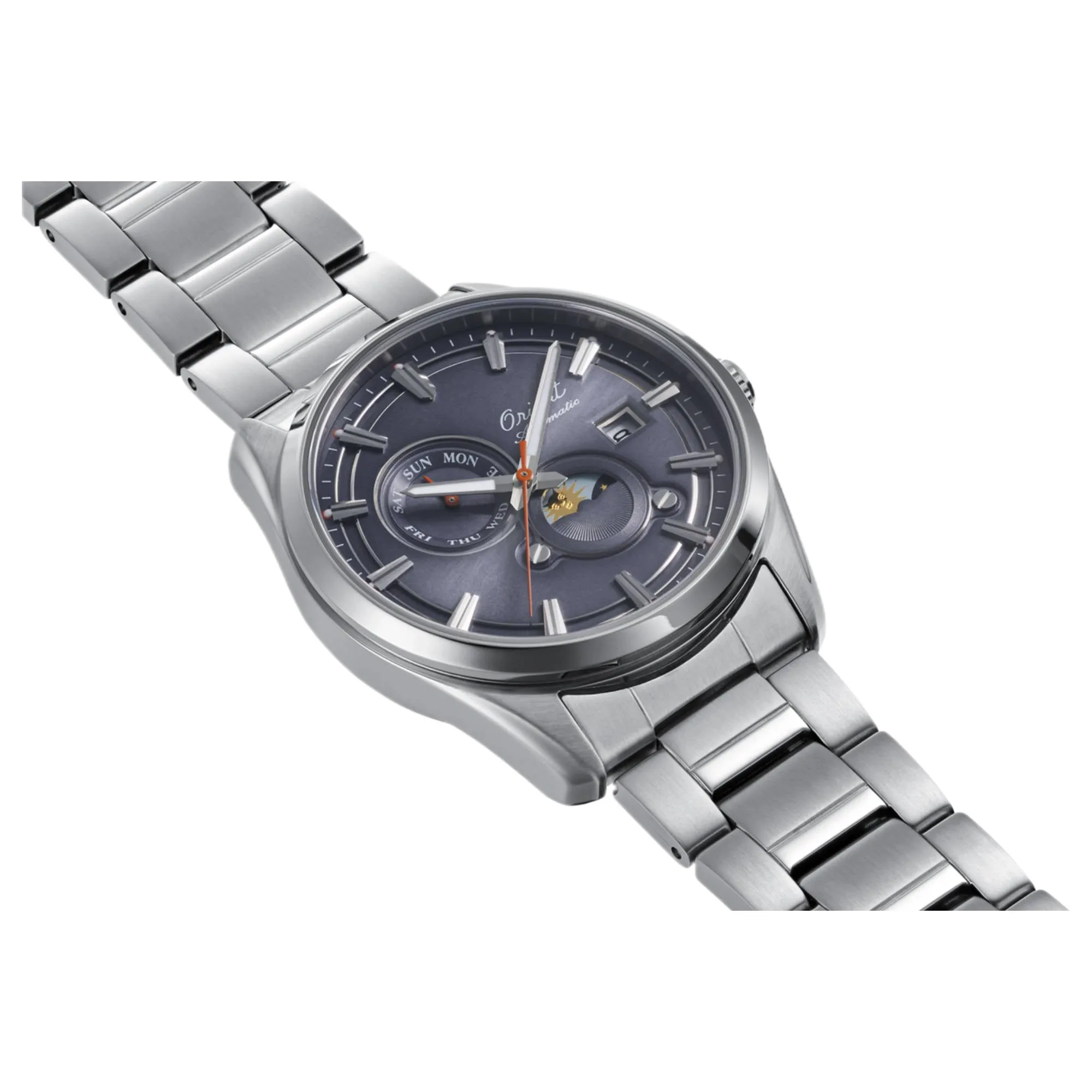 Orient RA-AK0311N30B Stretto Sun And Moon 75th Anniversary Limited Edition Watch sold by H.S. Johnson product image thumbnail 2