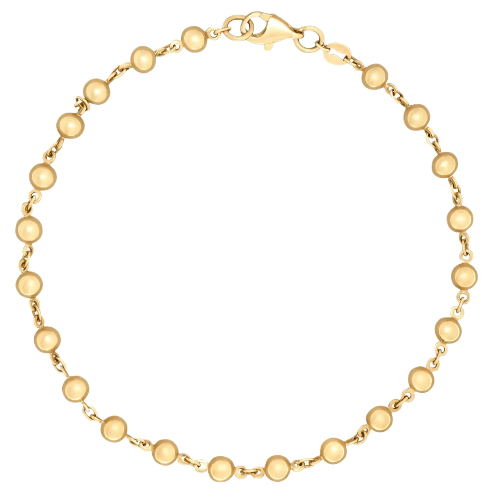 Elements Gold GB528 Ball Chain Bracelet in 9ct Gold sold by H.S. Johnson