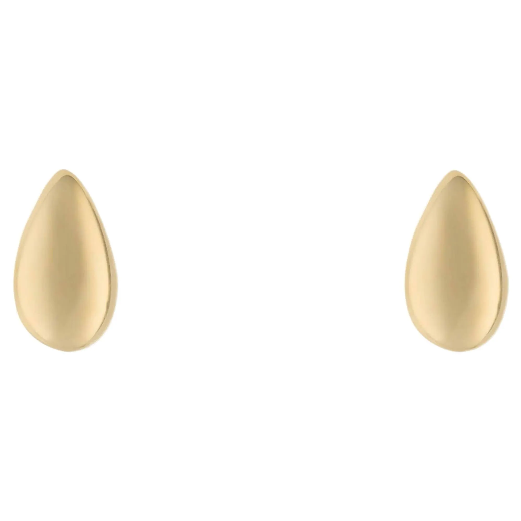 Elements Gold GE2433 Plain Teardrop Stud Earrings in 9ct Gold sold by H.S. Johnson