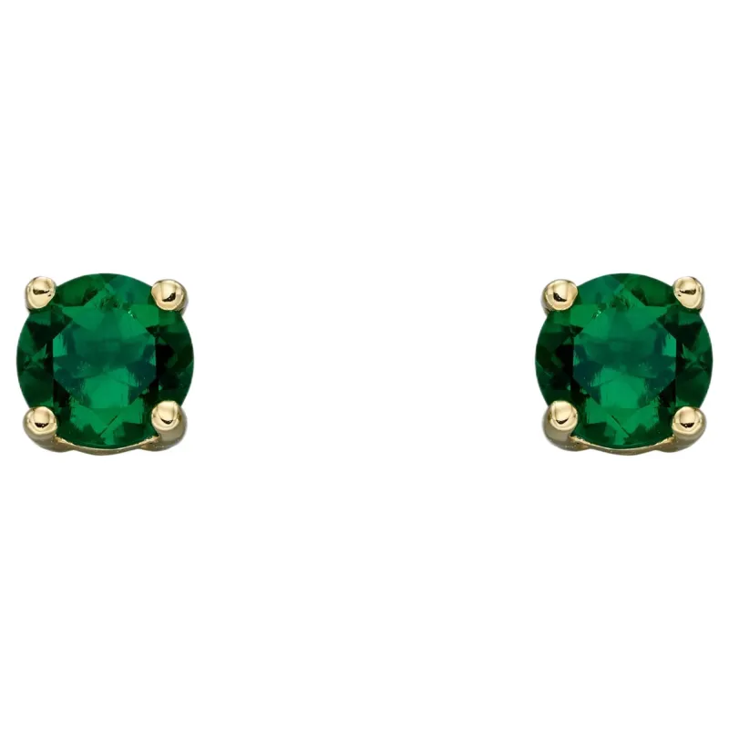 Elements Gold GE2330 Birthstone Stud Earrings in 9ct Gold sold by H.S. Johnson