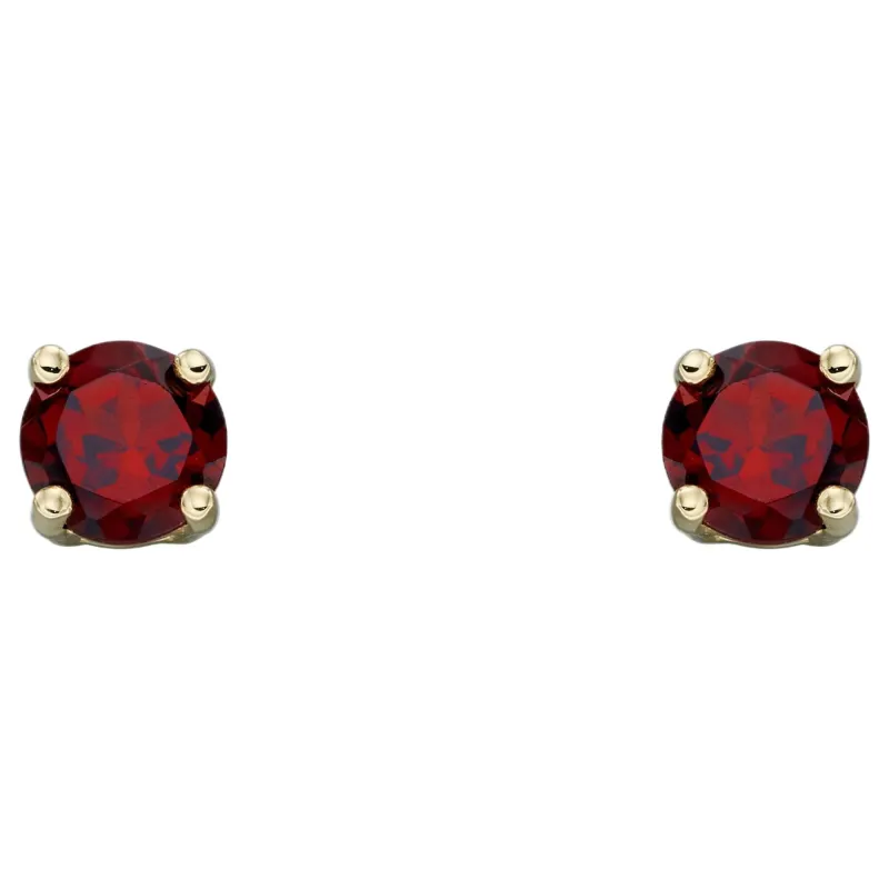 Elements Gold GE2326 Birthstone Stud Earrings in 9ct Gold sold by H.S. Johnson