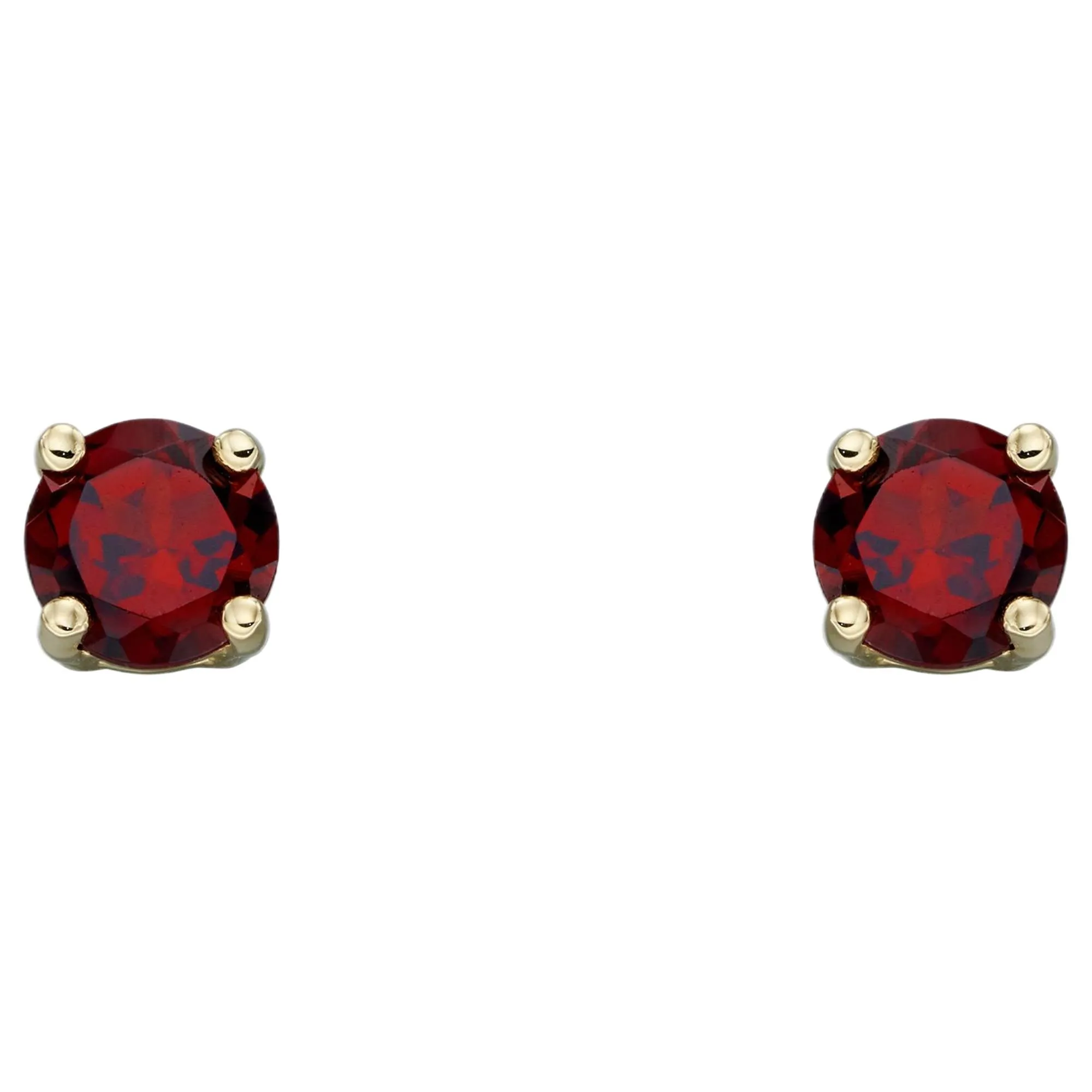 Elements Gold GE2326 Birthstone Stud Earrings in 9ct Gold sold by H.S. Johnson
