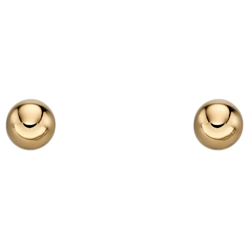 Elements Gold GE2209 Ball Stud Earrings in 9ct Gold sold by H.S. Johnson