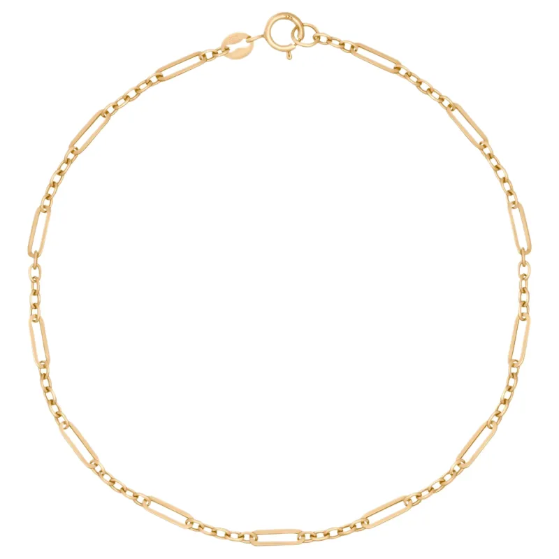 Elements Gold GB514 Mixed Length Link Bracelet in 9ct Gold sold by H.S. Johnson