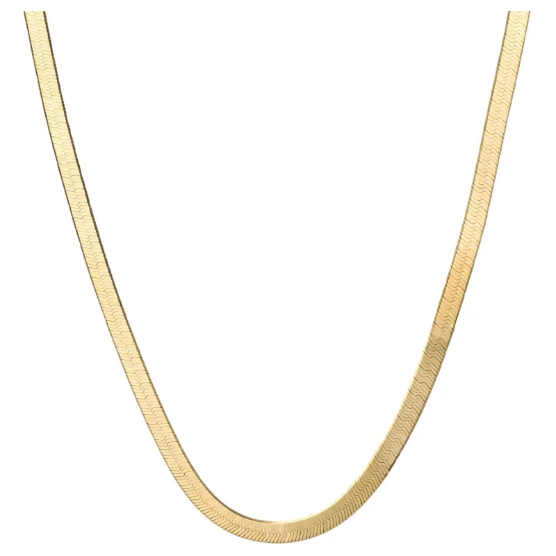 Elements Gold GN377 Herringbone Chain Necklace in 9ct Gold sold by H.S. Johnson