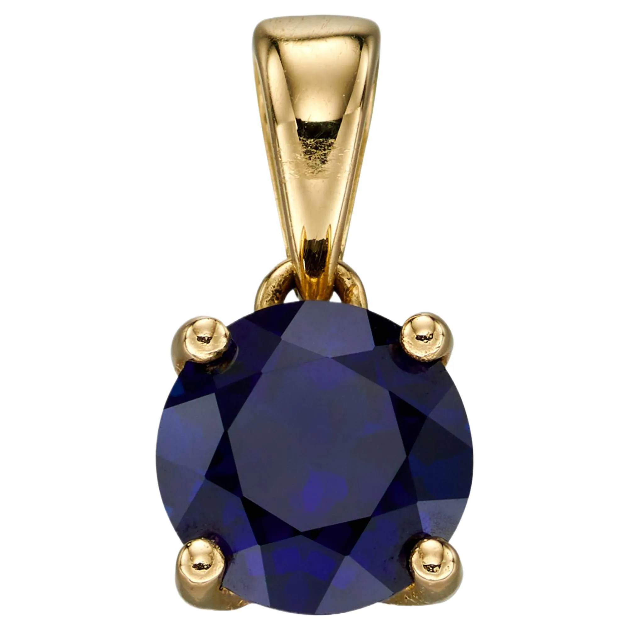 Elements Gold GP2196 September Birthstone Pendant in 9ct Gold sold by H.S. Johnson