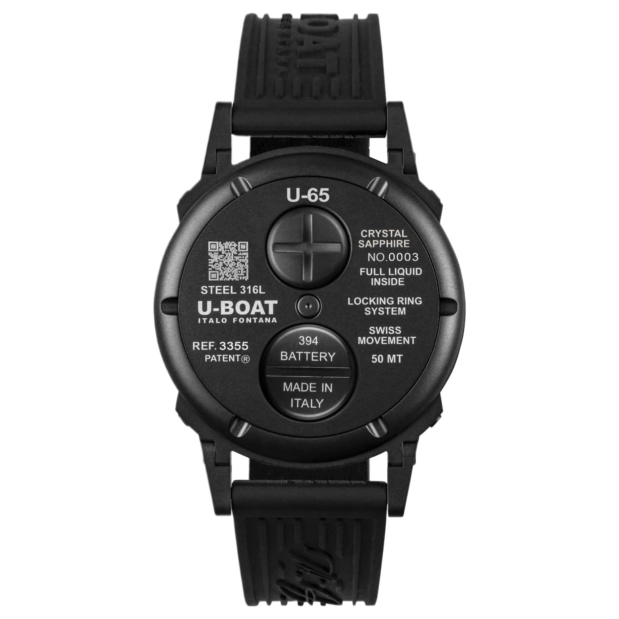 U-Boat 3355 U-65 44MM WHITE PVD Watch sold by H.S. Johnson product image thumbnail 2