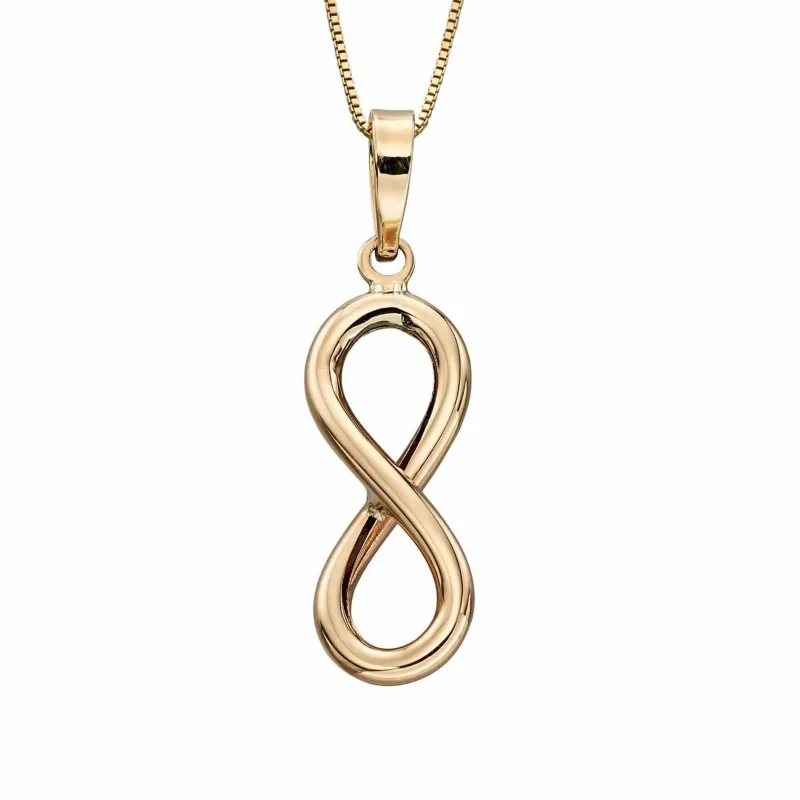 Elements Gold GP2109 Infinity Symbol Pendant made by H.S. Johnson