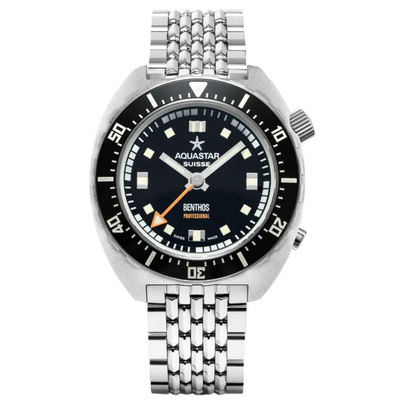 Aquastar Benthos Professional BOR 500 Series Automatic Watch made by H.S. Johnson