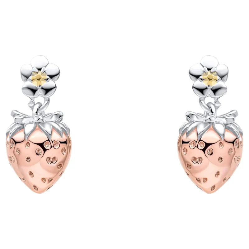 Laura Ashley E6616 Strawberry Field Stud Earrings Sterling Silver sold by H.S. Johnson