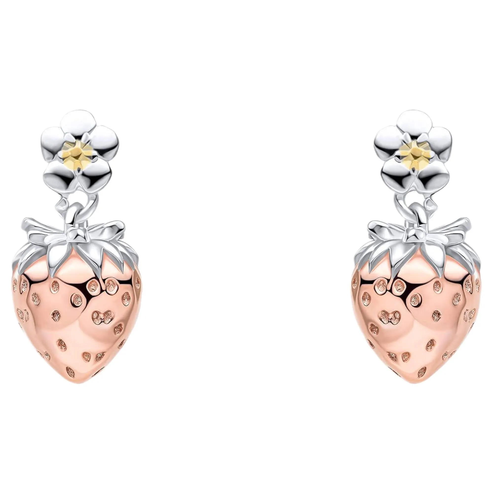 Laura Ashley E6616 Strawberry Field Stud Earrings Sterling Silver sold by H.S. Johnson