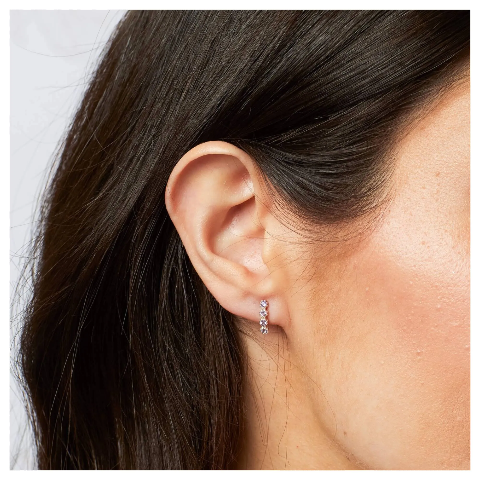 Laura Ashley E6612M Alford Meadow Light Amethyst Earrings Sterling Silver sold by H.S. Johnson product image thumbnail 2