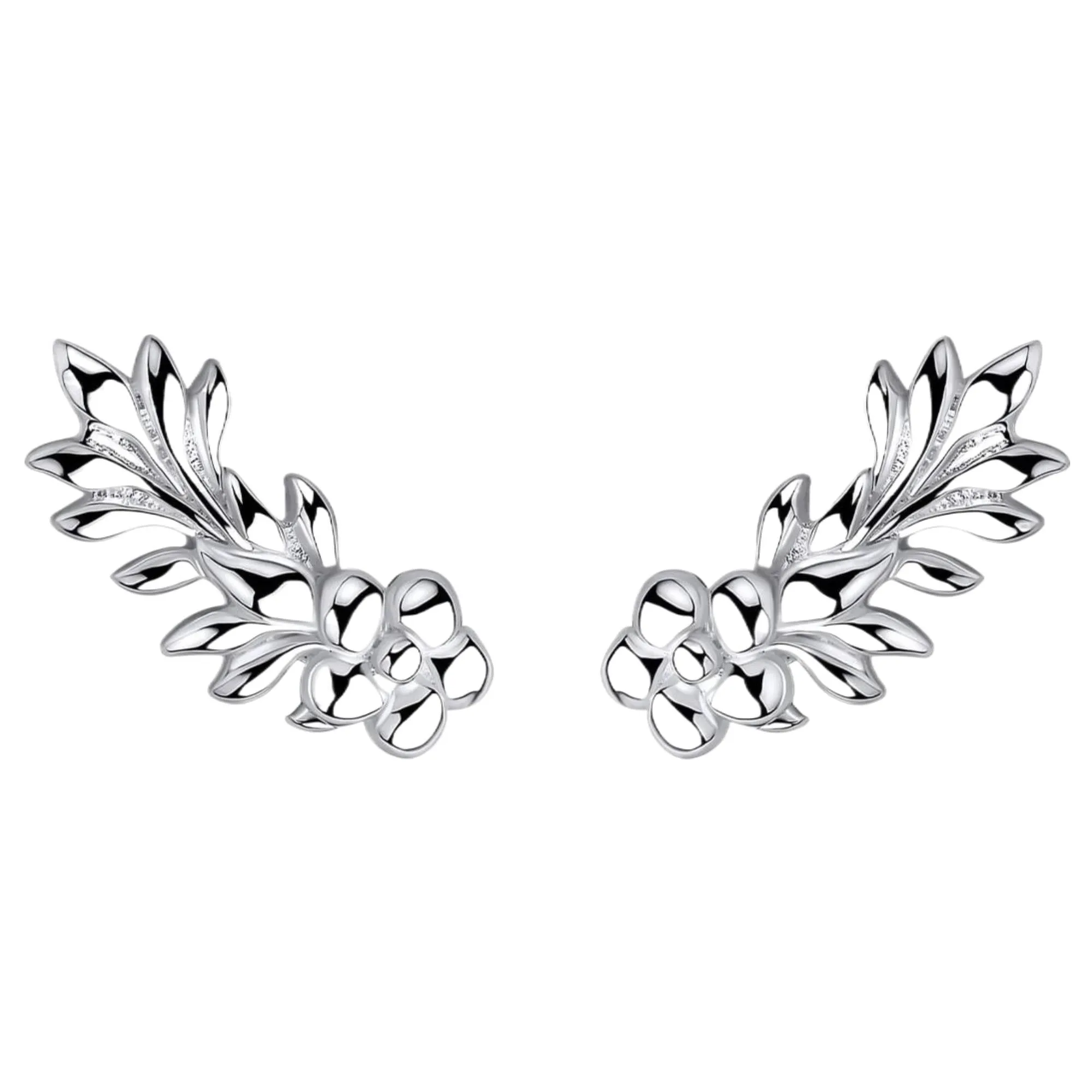 Laura Ashley E6609 Naunton Folly Crawler Earrings Sterling Silver sold by H.S. Johnson