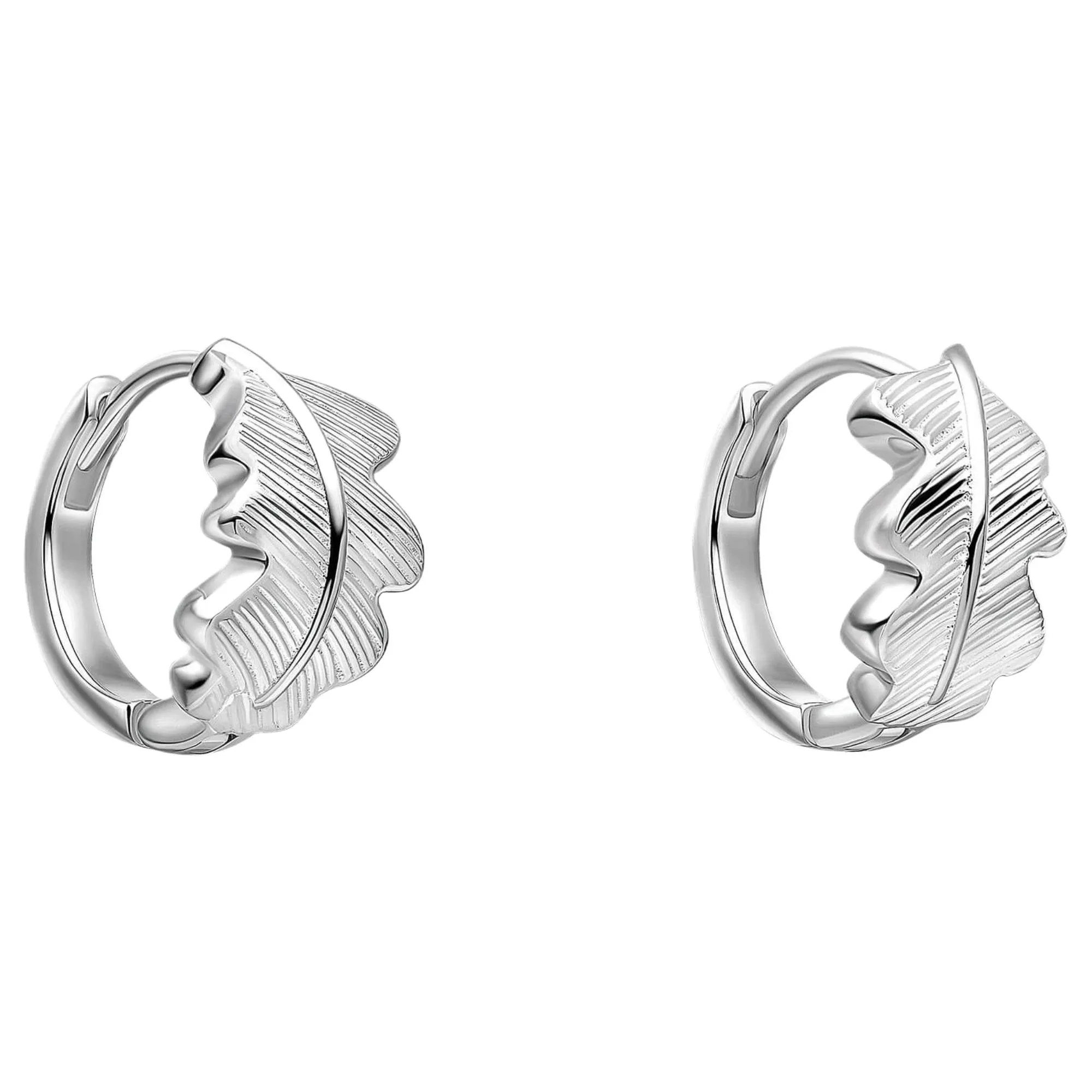 Laura Ashley E6692 Broadoak Mini Hoop Earrings Sterling Silver sold by H.S. Johnson