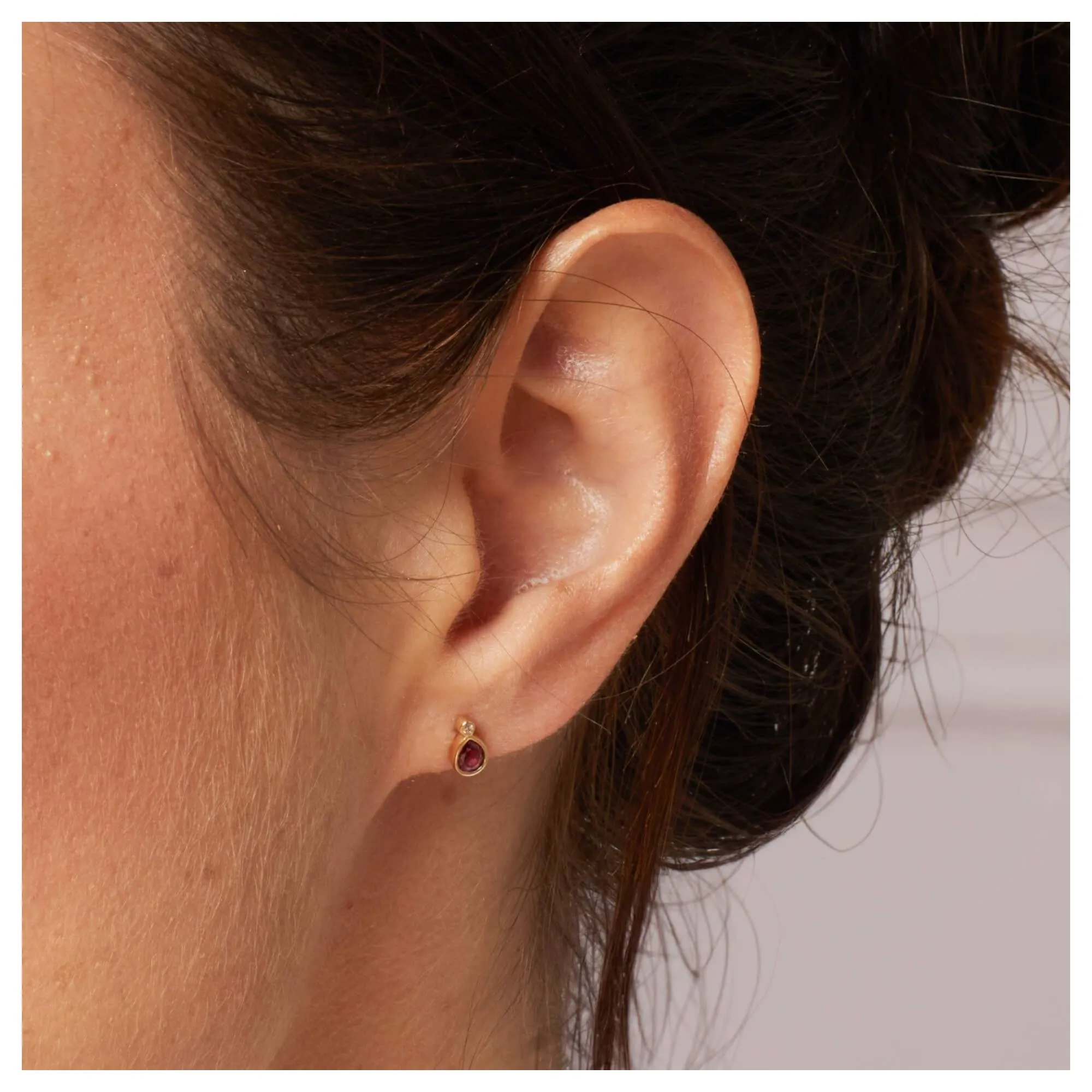 Laura Ashley E6695M Thornage Flowers Stud Earrings Sterling Silver sold by H.S. Johnson product image thumbnail 2