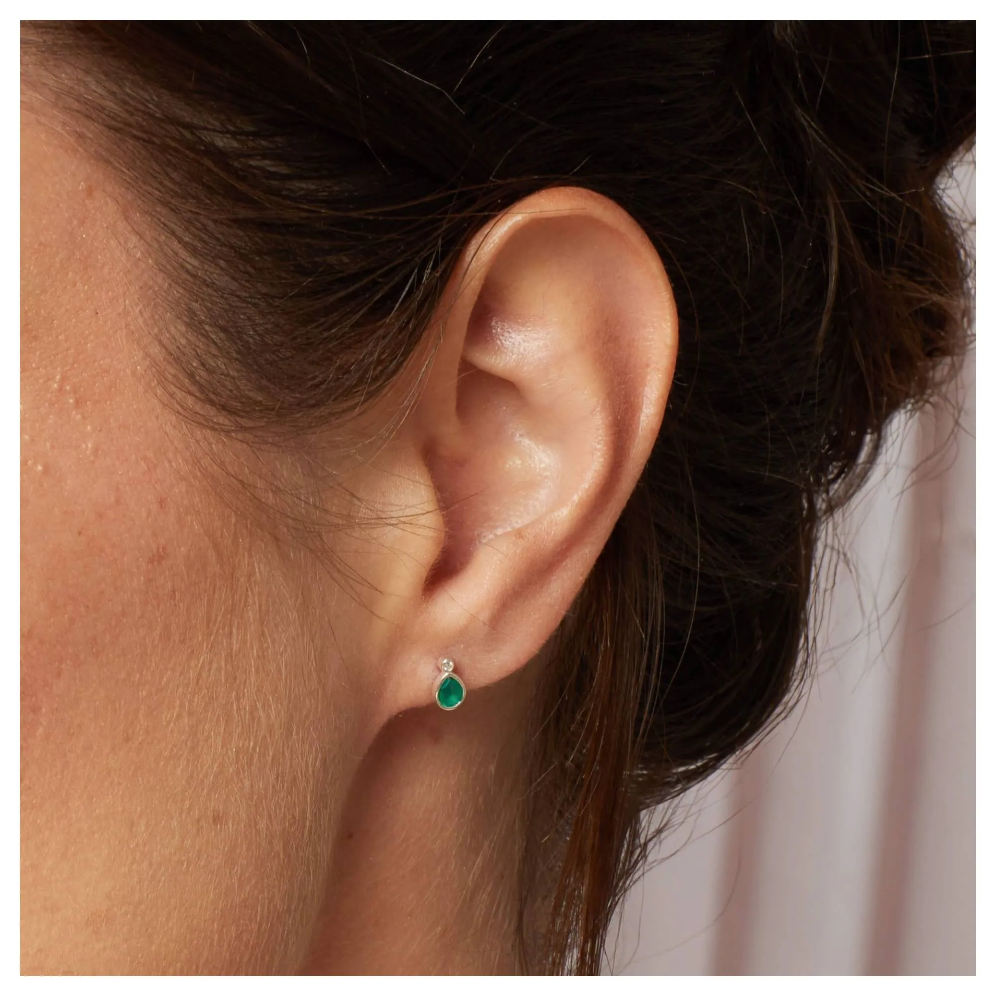 Laura Ashley E6689G Thornage Flowers Stud Earrings Sterling Silver sold by H.S. Johnson product image thumbnail 2