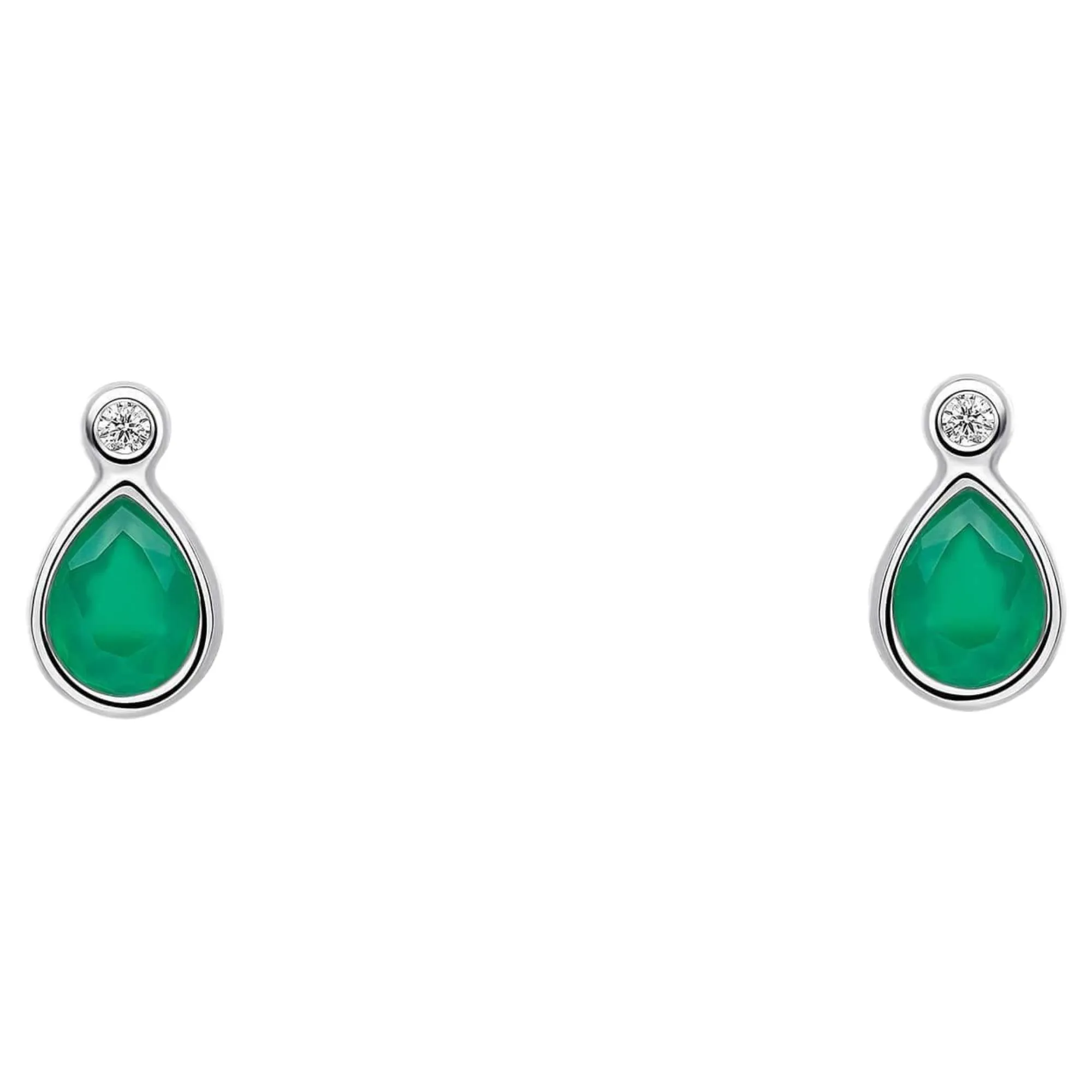 Laura Ashley E6689G Thornage Flowers Stud Earrings Sterling Silver sold by H.S. Johnson