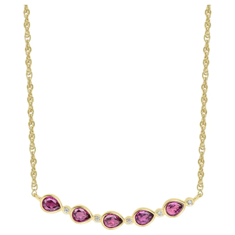 Laura Ashley N4723M Thornage Flowers Necklace Sterling Silver sold by H.S. Johnson