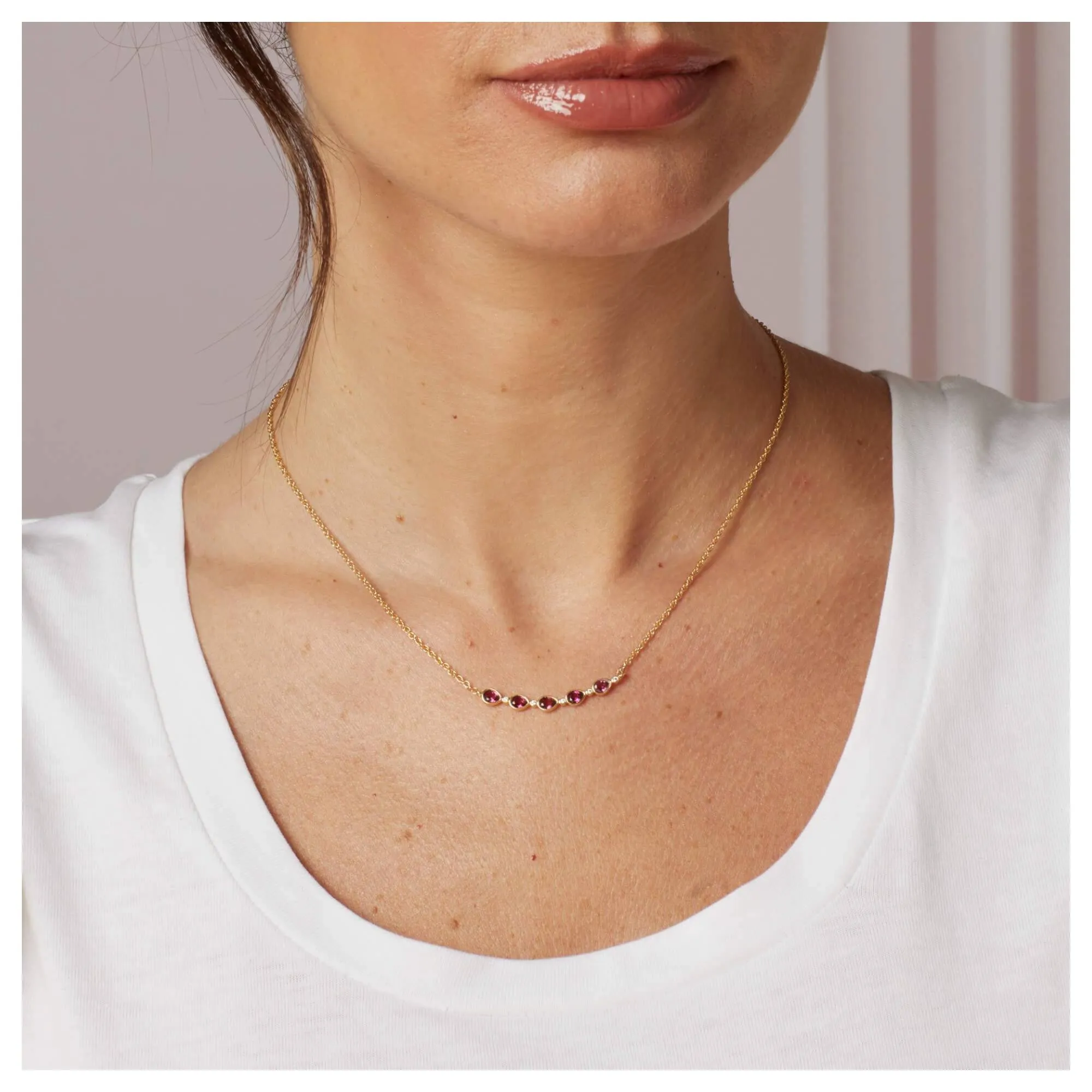 Laura Ashley N4723M Thornage Flowers Necklace Sterling Silver sold by H.S. Johnson product image thumbnail 2