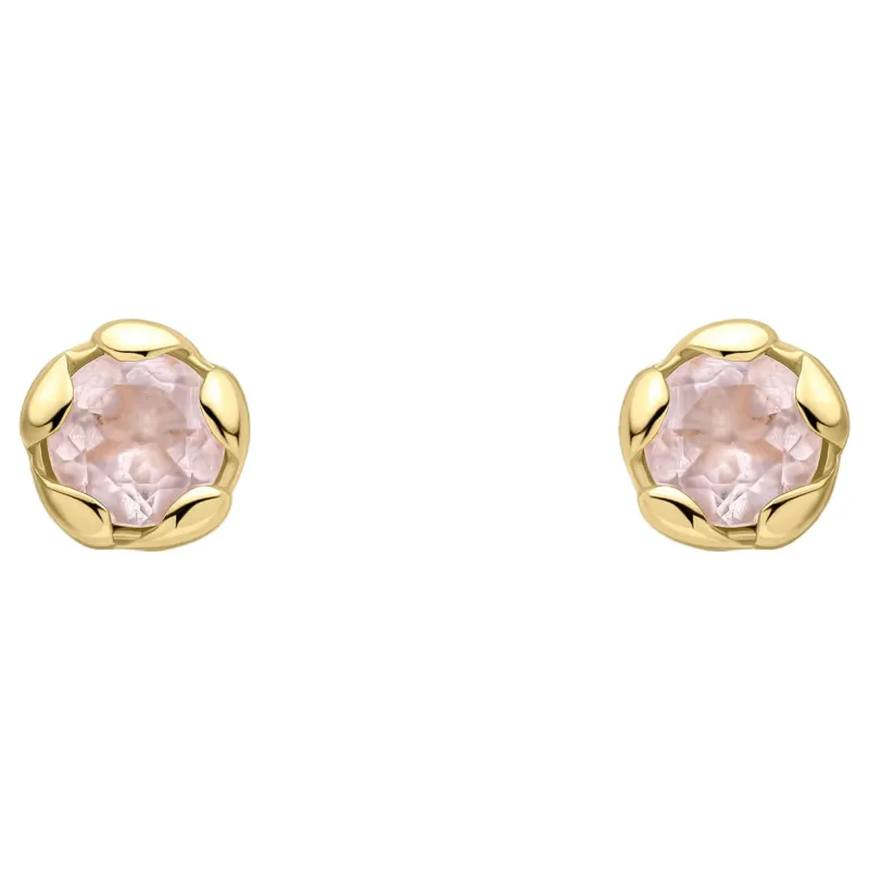 Laura Ashley E6613P Petal Set Semi-Precious Stud Earrings Sterling Silver sold by H.S. Johnson