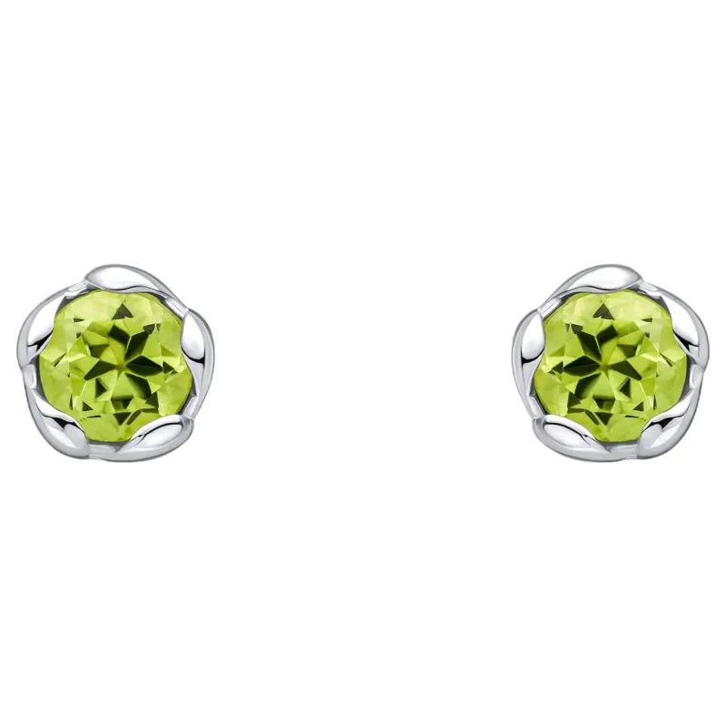 Laura Ashley E6611G Petal Set Semi-Precious Stud Earrings Sterling Silver sold by H.S. Johnson