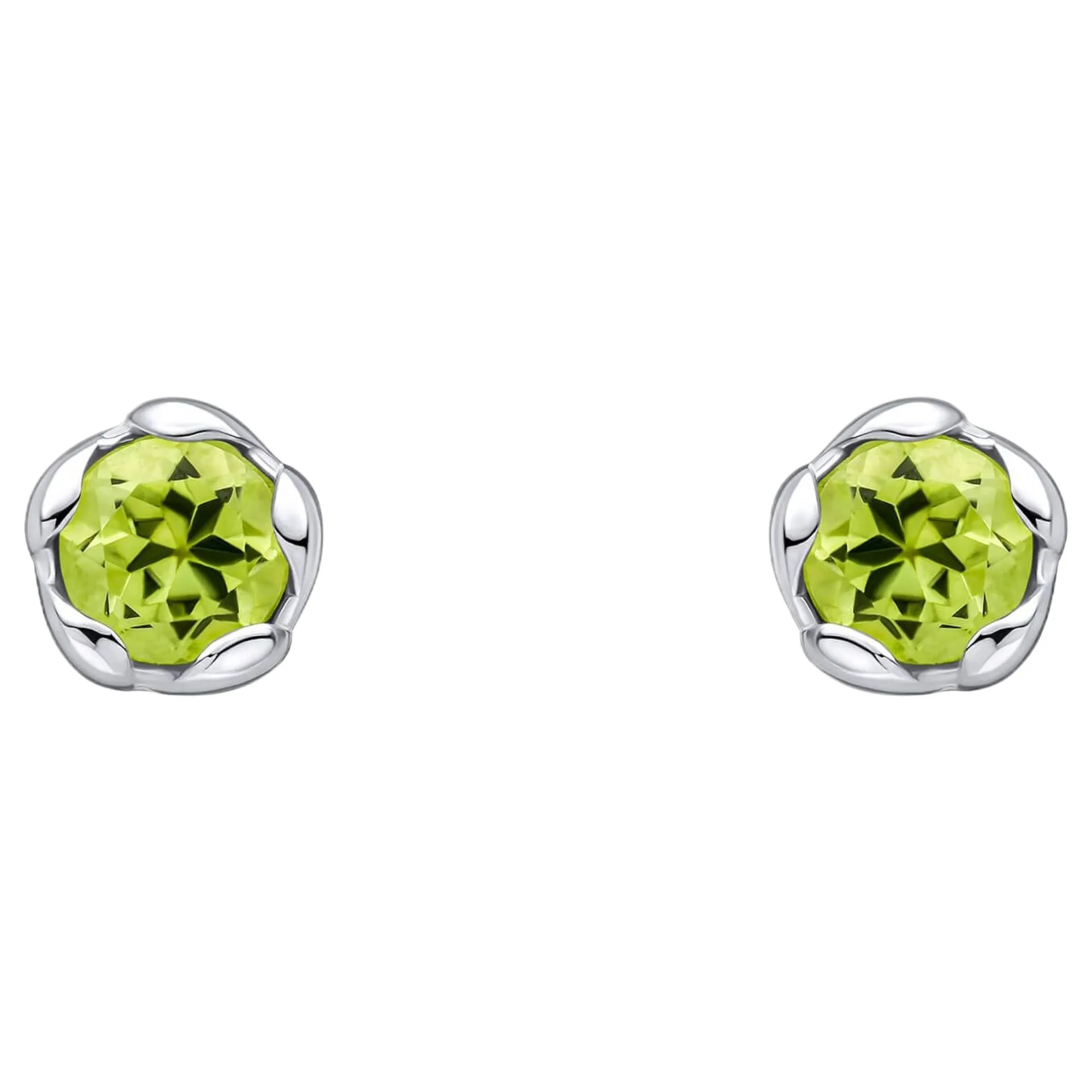 Laura Ashley E6611G Petal Set Semi-Precious Stud Earrings Sterling Silver sold by H.S. Johnson