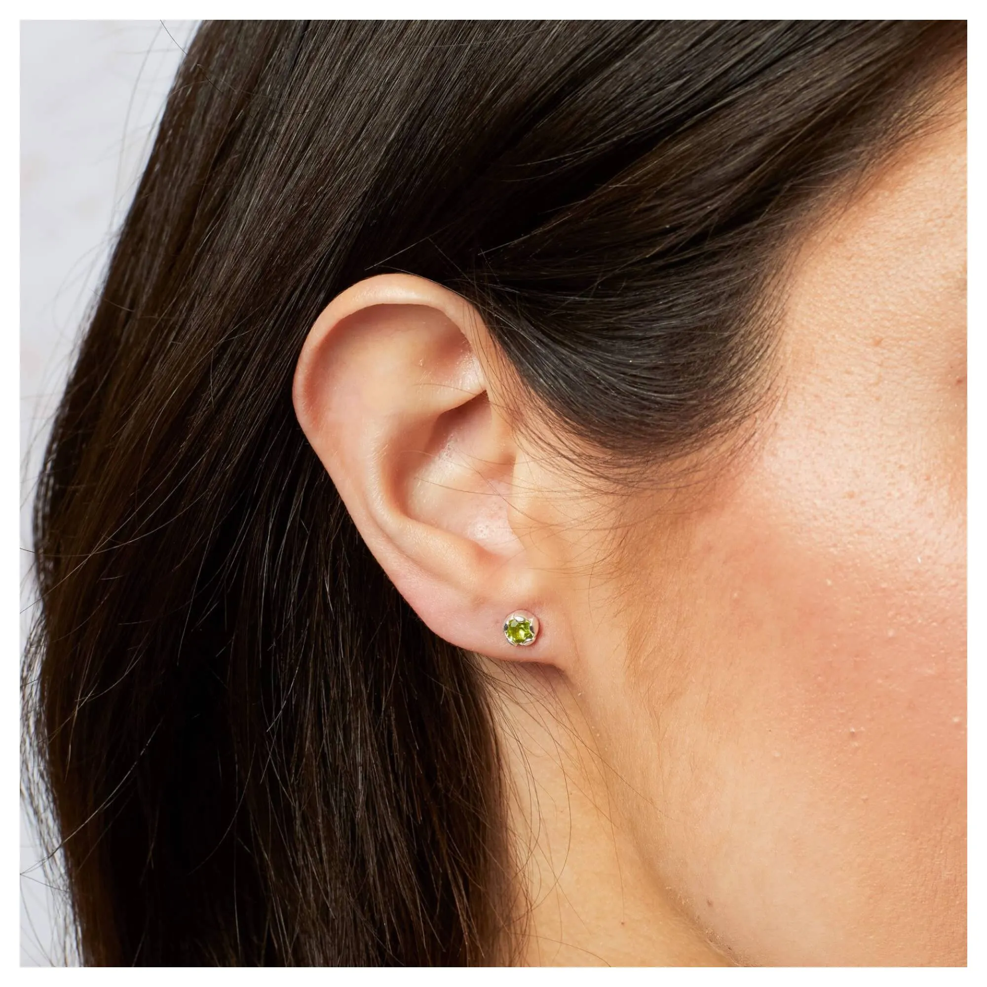 Laura Ashley E6611G Petal Set Semi-Precious Stud Earrings Sterling Silver sold by H.S. Johnson product image thumbnail 2