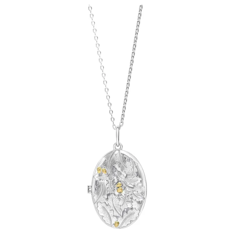Laura Ashley N4720 Broadoak Locket Necklace Sterling Silver sold by H.S. Johnson