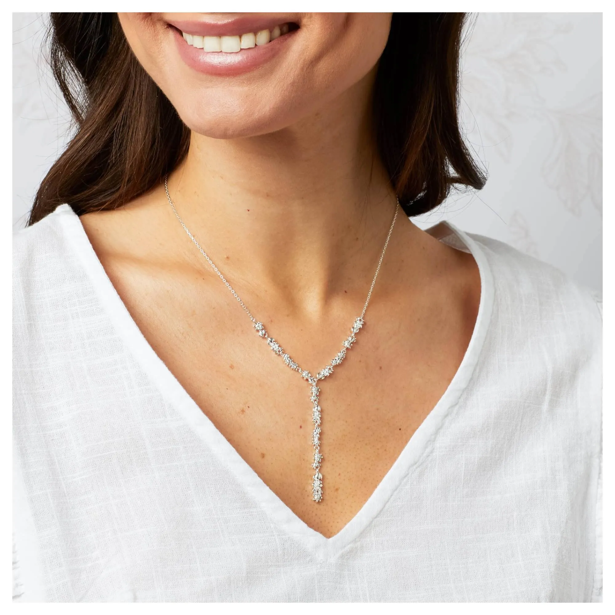 Laura Ashley N4668 Naunton Folly Lariat Necklace Sterling Silver sold by H.S. Johnson product image thumbnail 2