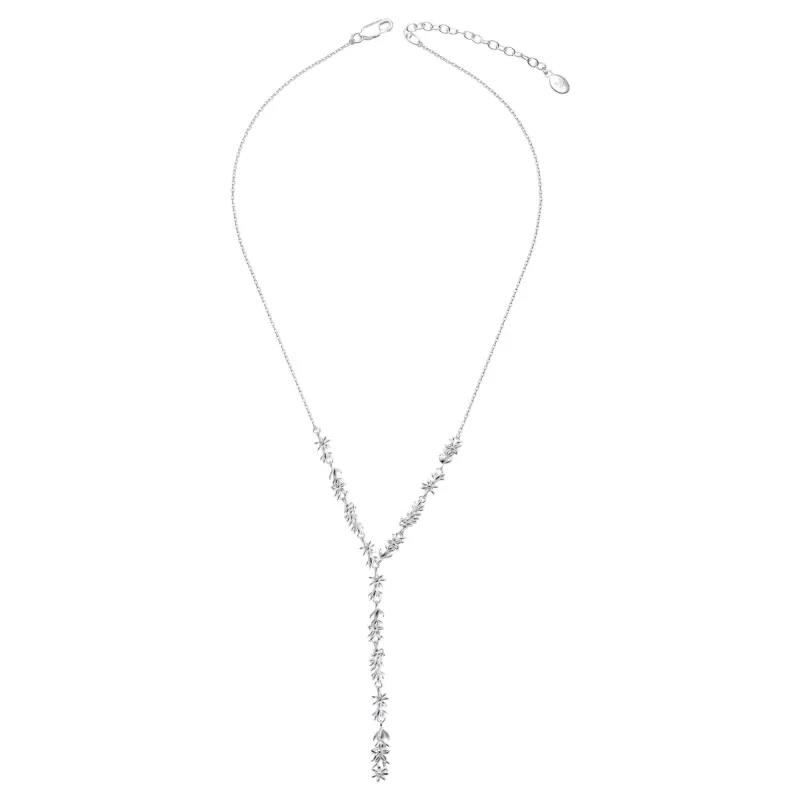 Laura Ashley N4668 Naunton Folly Lariat Necklace Sterling Silver sold by H.S. Johnson