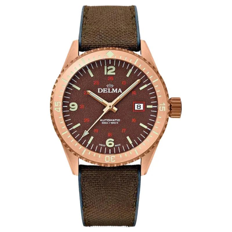 Delma 31601.726.6.104 Cayman Bronze Limited Edition Watch sold by H.S. Johnson