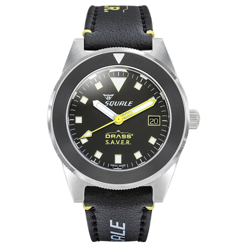 Squale VONDSSSAVS DRASS S.A.V.E.R. 50 ATM Watch made by H.S. Johnson