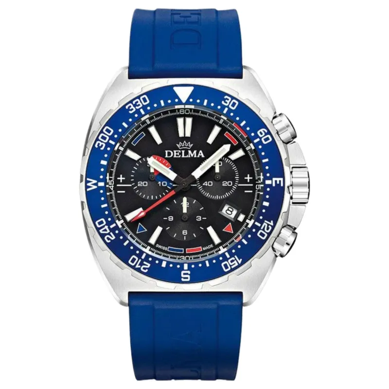 Delma 41501.678.6.048 Oceanmaster Chronograph Watch made by H.S. Johnson