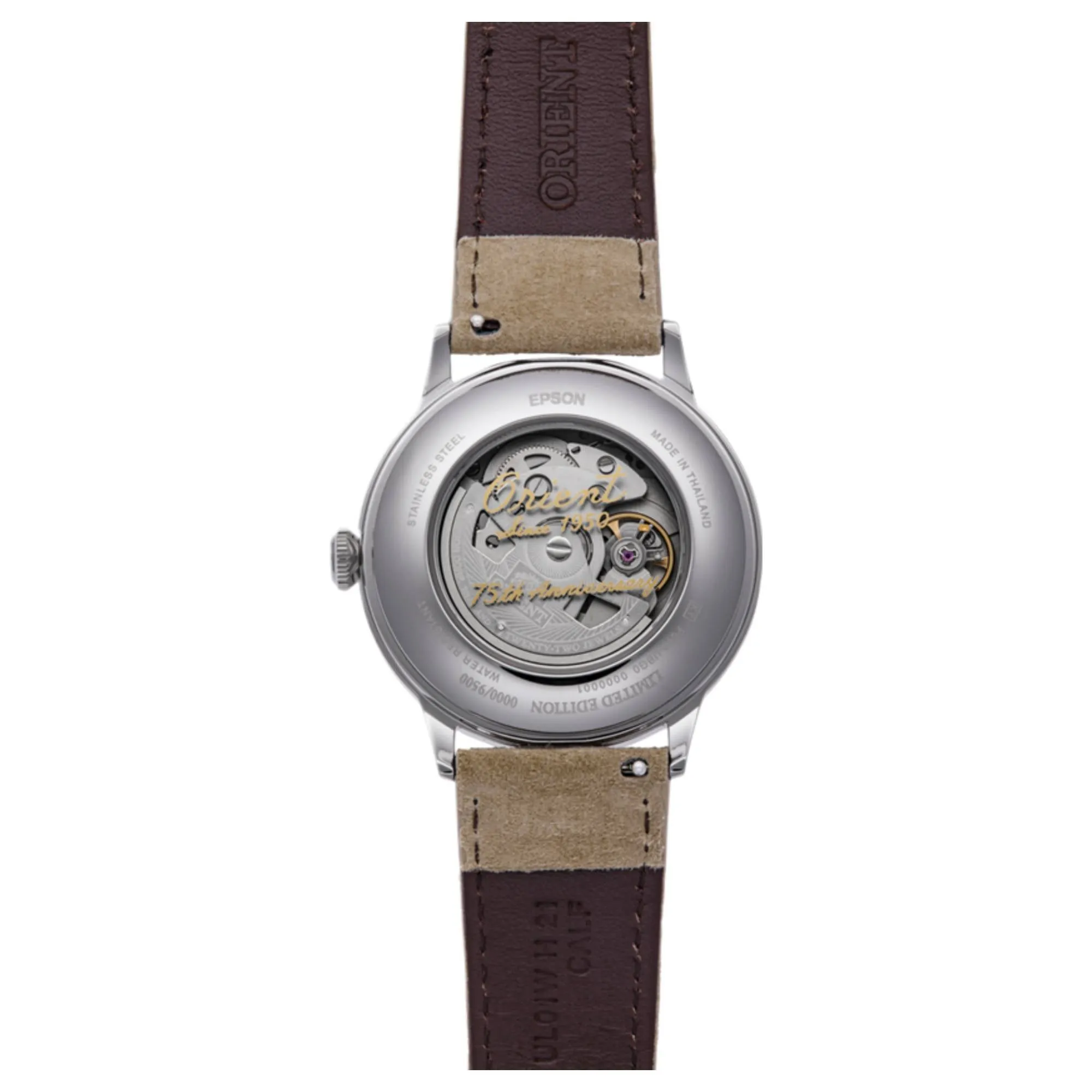 Orient RA-AC0027S30B Bambino 40.5 75th Anniversary Limited Edition Watch sold by H.S. Johnson product image thumbnail 4