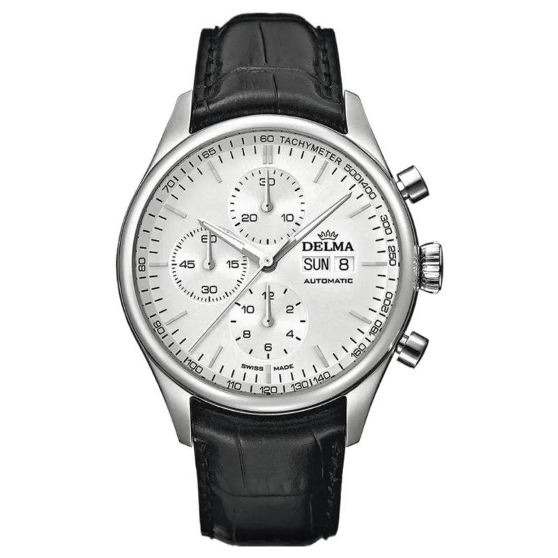 Delma 41601.728.6.061 Heritage Chronograph Automatic Watch sold by H.S. Johnson