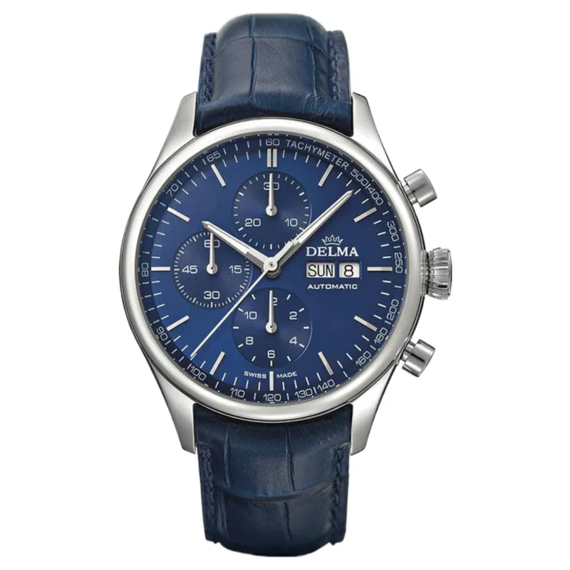 Delma 41601.728.6.041 Heritage Chronograph Automatic Watch sold by H.S. Johnson