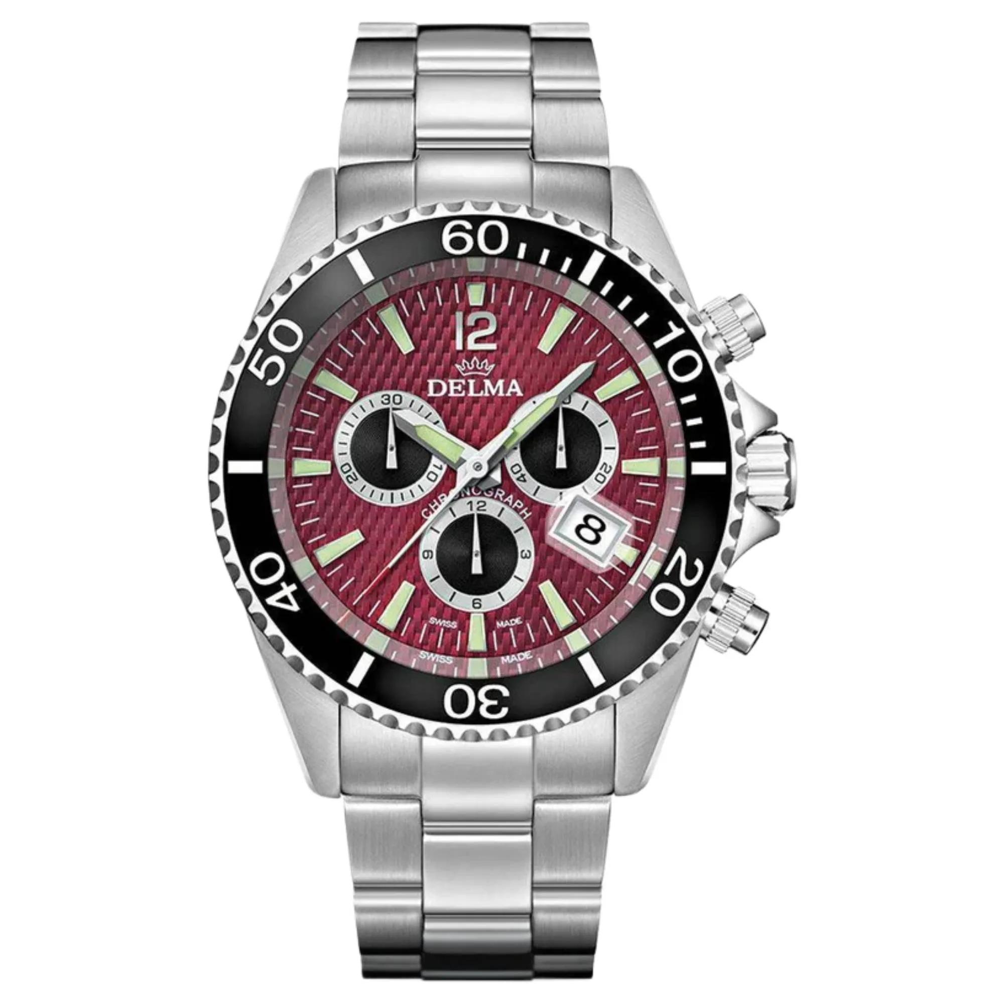 Delma 41701.564.6.098 Santiago Chronograph Quartz Watch sold by H.S. Johnson