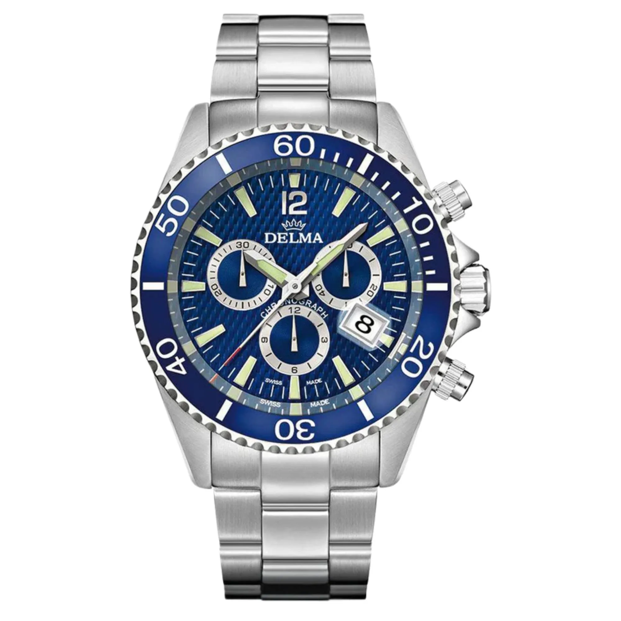 Delma 41701.564.6.048 Santiago Chronograph Quartz Watch sold by H.S. Johnson