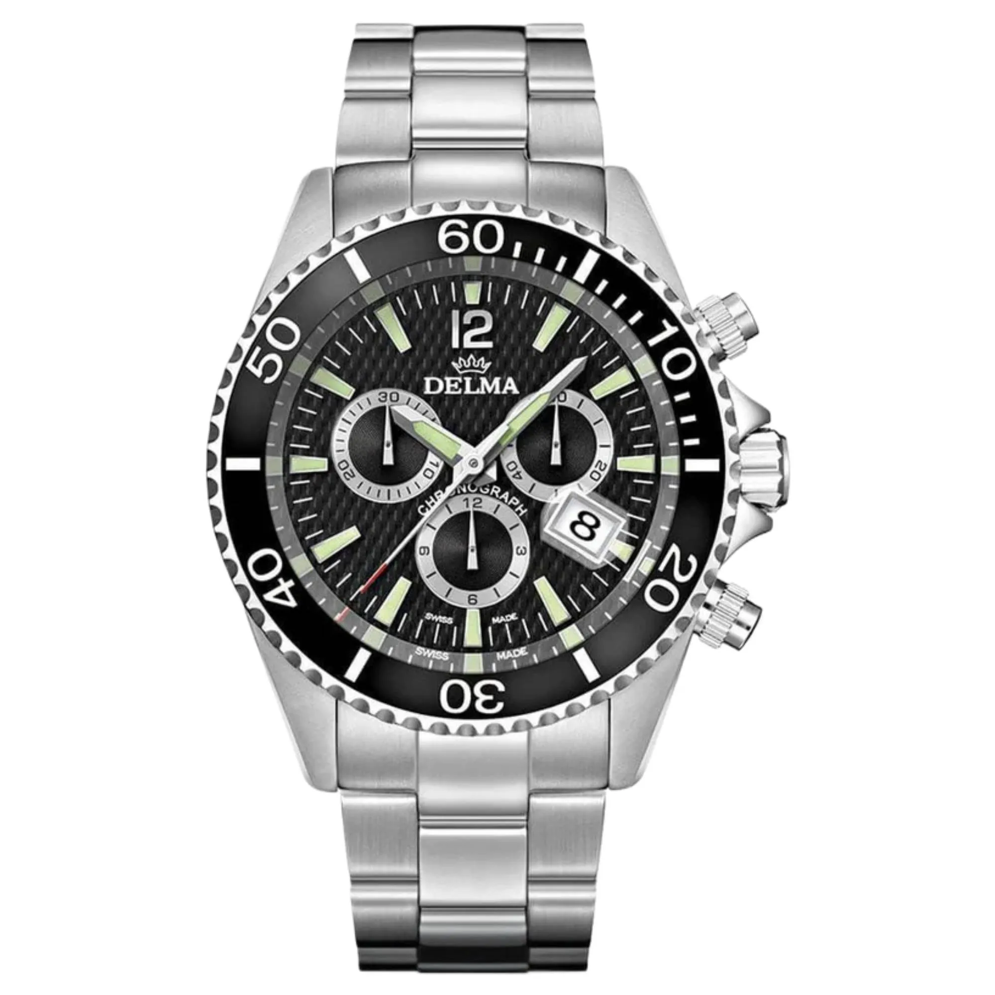 Delma 41701.564.6.038 Santiago Chronograph Quartz Watch sold by H.S. Johnson