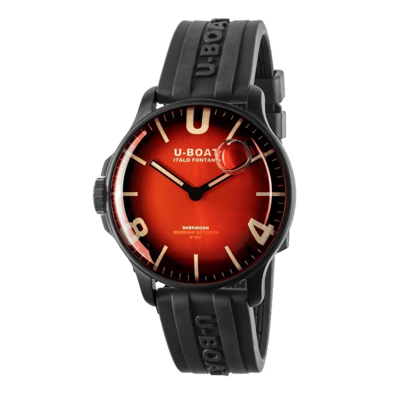 U-Boat 8697/B Darkmoon 44mm Red IPB Soleil Watch sold by H.S. Johnson