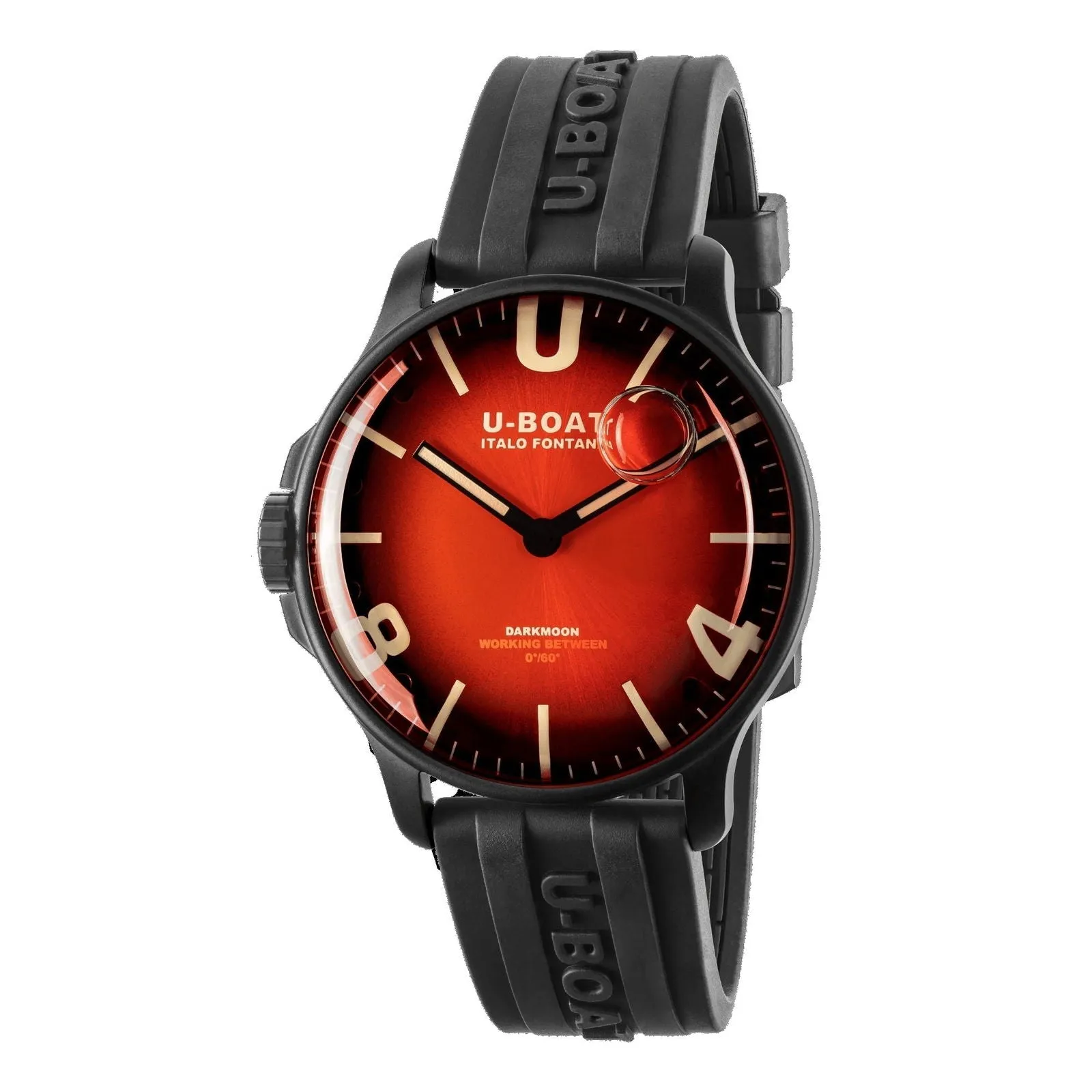 U-Boat 8697/B Darkmoon 44mm Red IPB Soleil Watch sold by H.S. Johnson