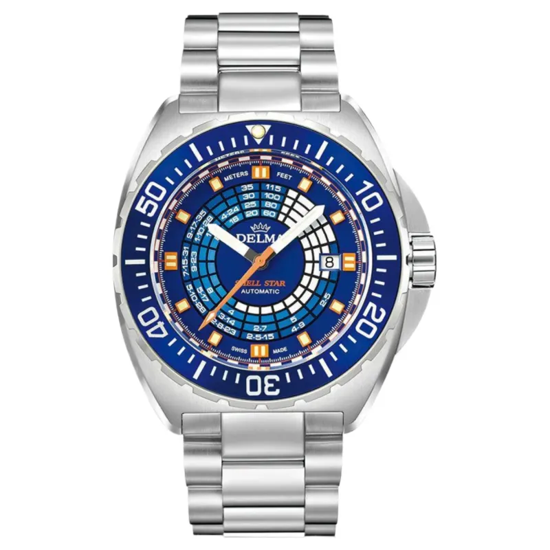 Delma 41701.670.6.044 Shell Star Decompression Timer Automatic Watch sold by H.S. Johnson