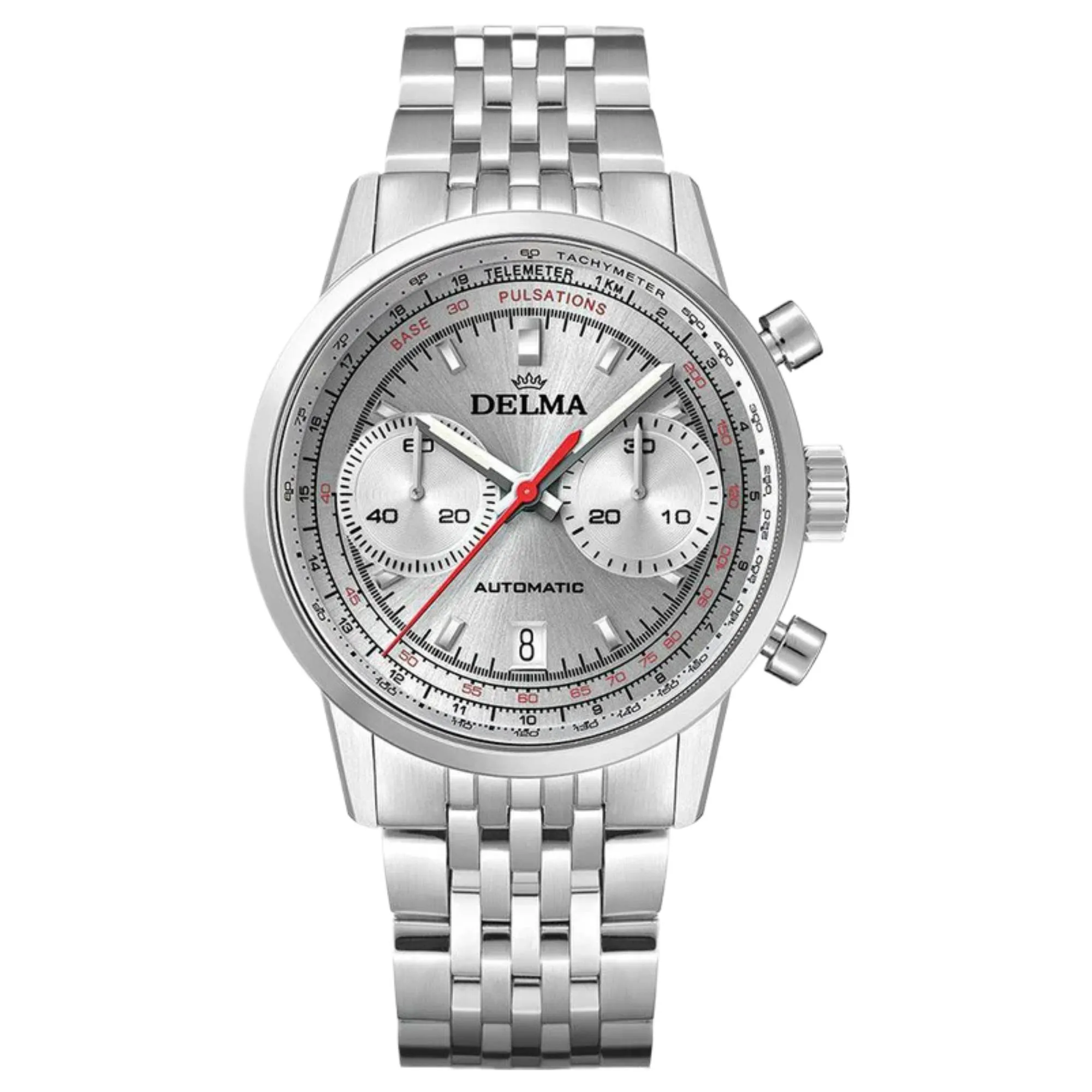 Delma 41701.702.6.068 Continental Pulsometer Automatic Watch sold by H.S. Johnson