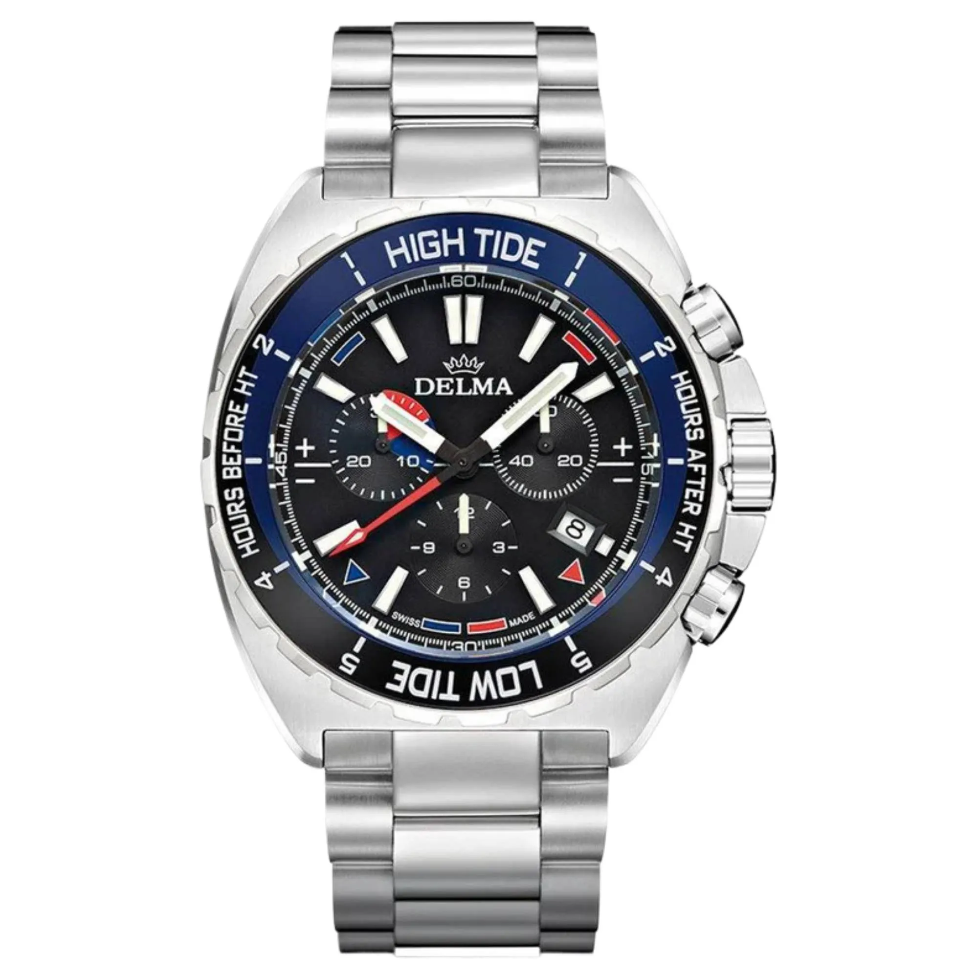 Delma 41701.678.6.848 Oceanmaster Tide Chronograph Quartz Watch sold by H.S. Johnson