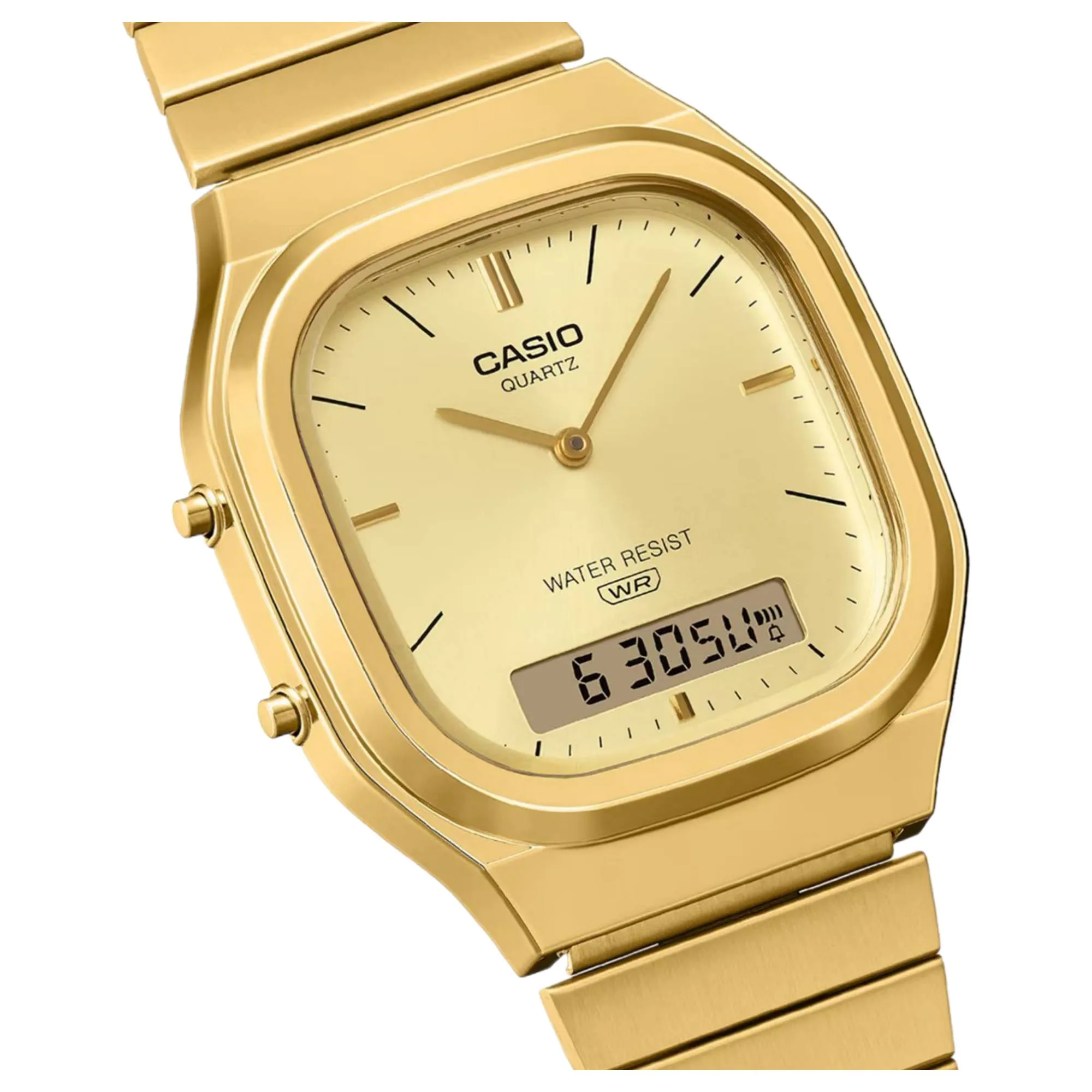 Casio Vintage Analogue-Digital Watch – Gold-Tone sold by H.S. Johnson product image thumbnail 2