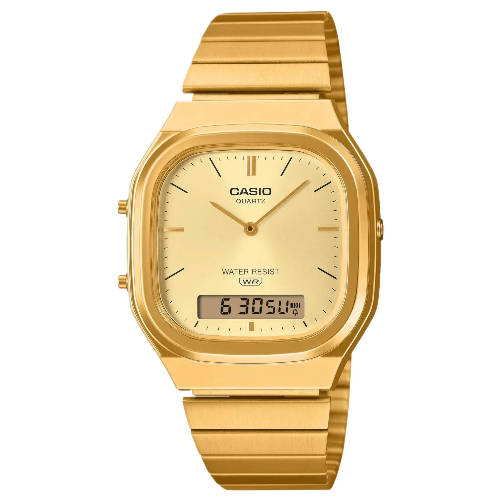 Casio Vintage Analogue-Digital Watch – Gold-Tone sold by H.S. Johnson