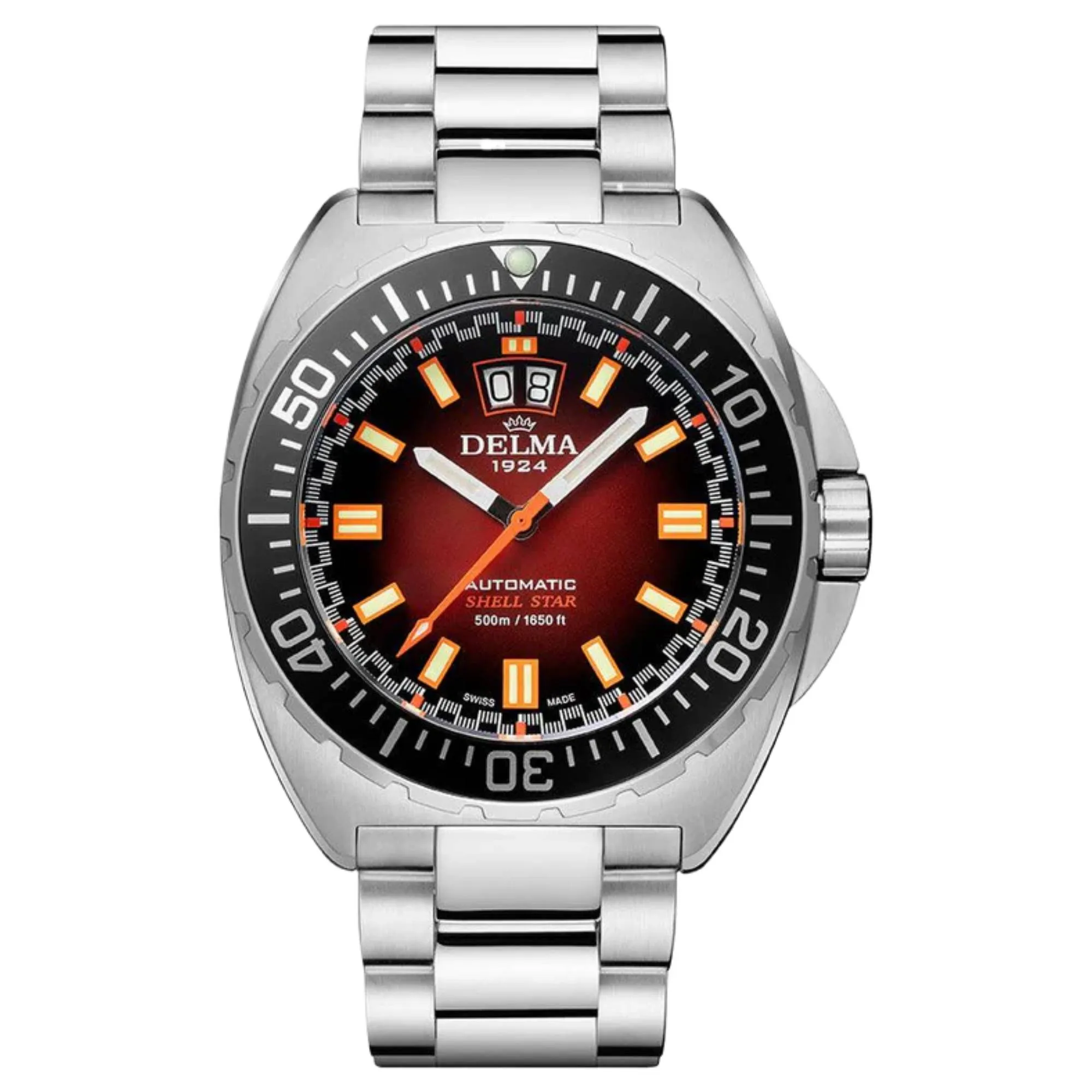 Delma 41703.736.6.091 Shell Star Big Date Automatic Watch sold by H.S. Johnson