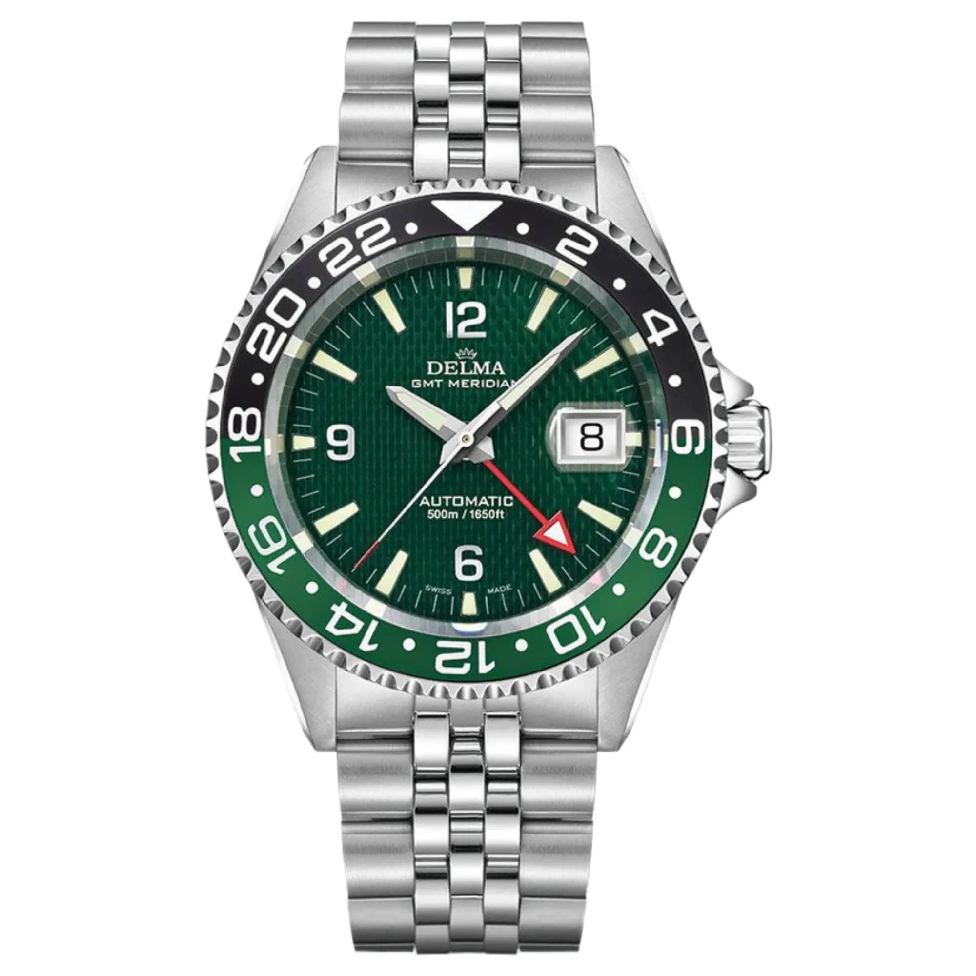 Delma 41702.756.6.144 Santiago GMT Meridian Automatic Watch sold by H.S. Johnson