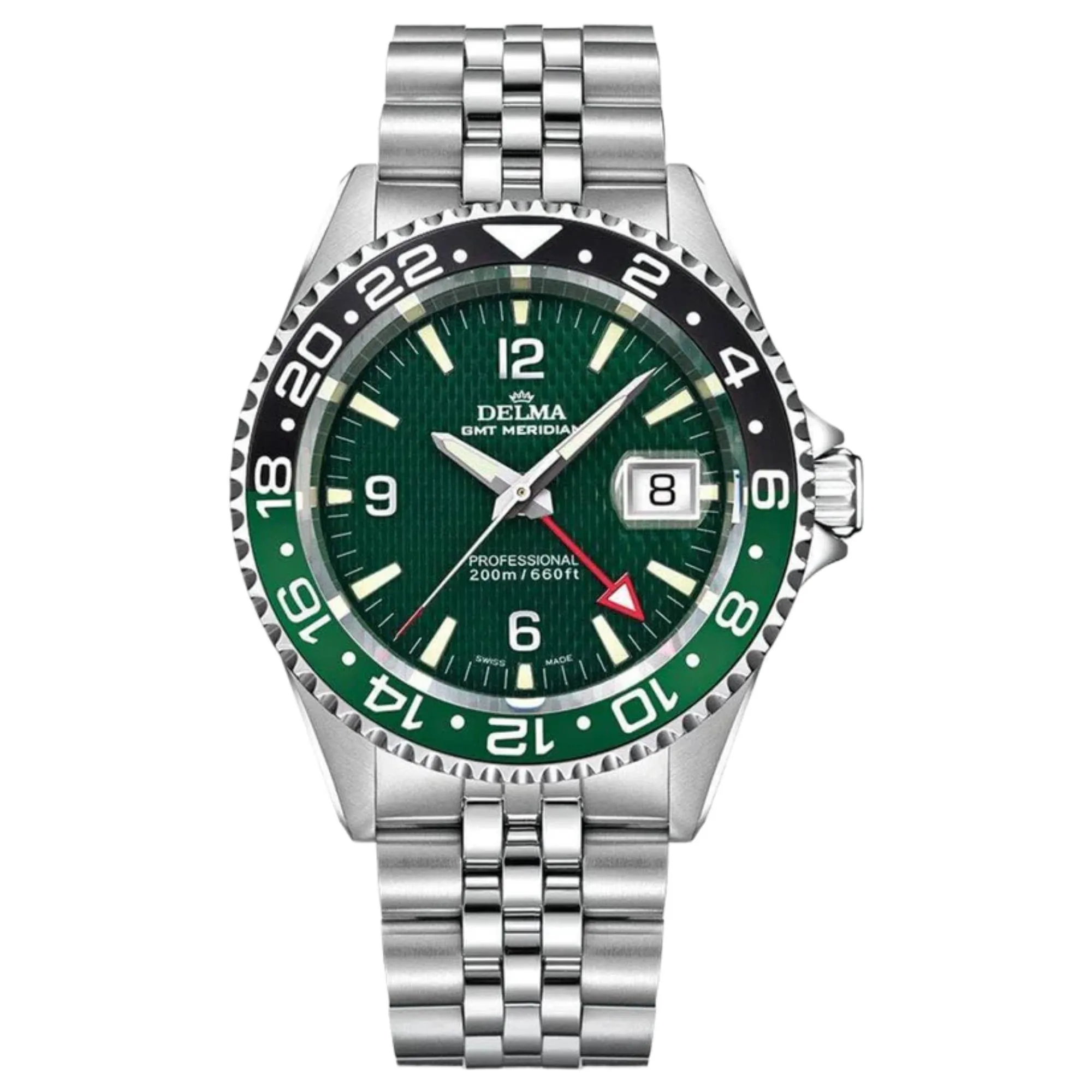 Delma 41702.648.6.144 Santiago GMT Quartz Watch sold by H.S. Johnson